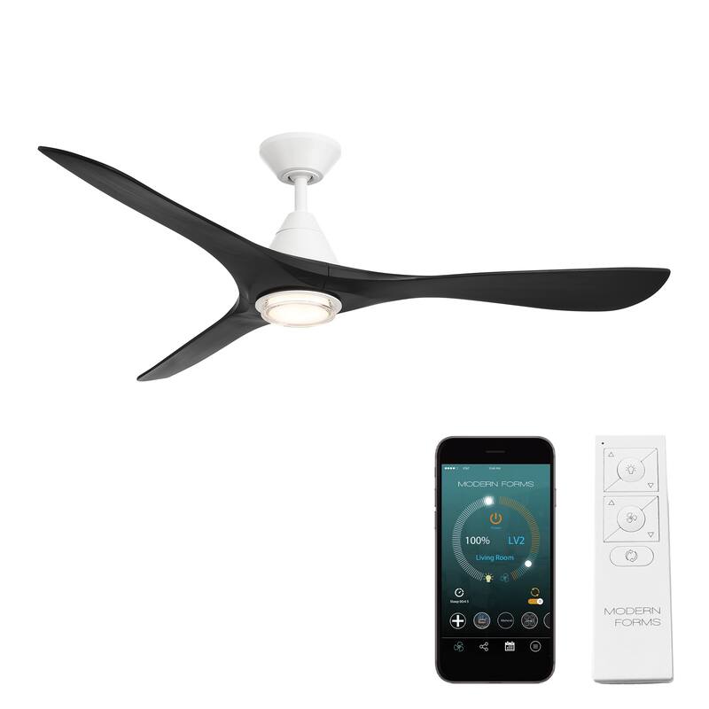 Carve Indoor or Outdoor 3-Blade 60in Smart Ceiling Fan
