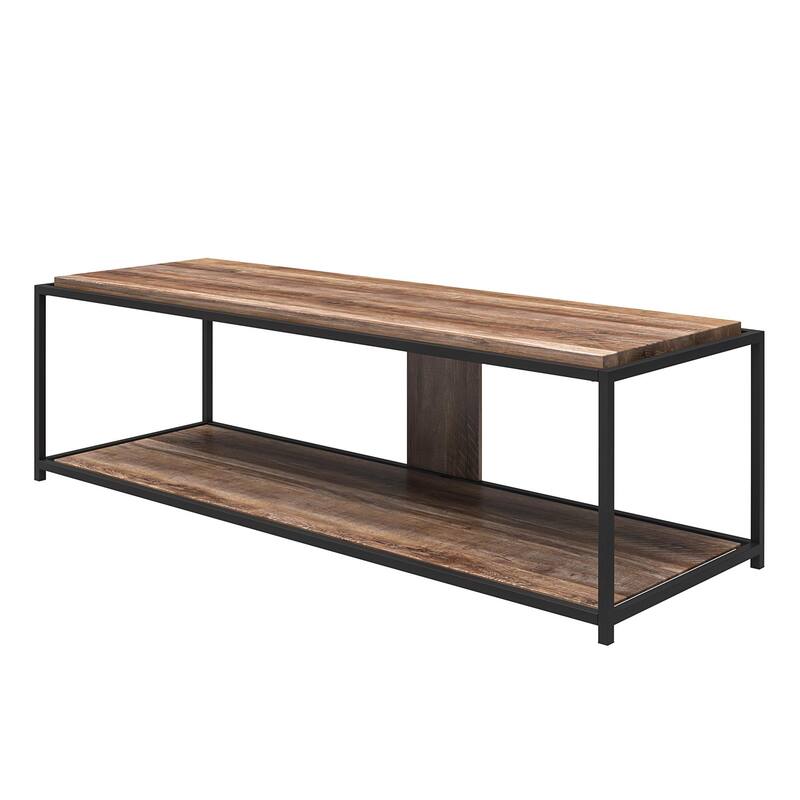 Ameriwood Home Machias TV Stand for TVs up to 65", Weathered Oak