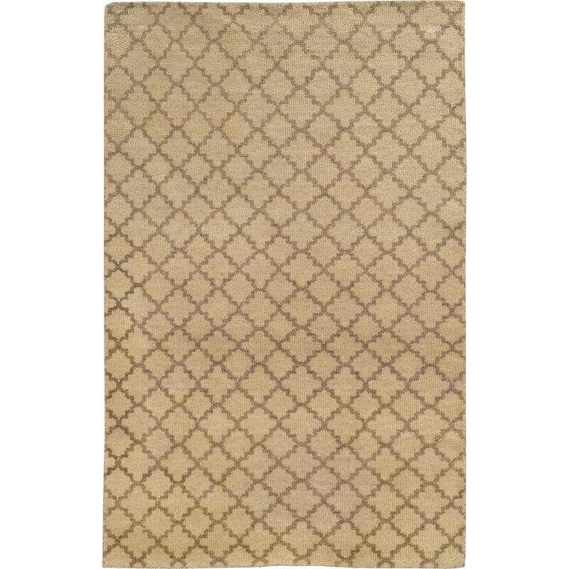 Vista Home Hand-made Wool Scalloped Trellis Area Rug