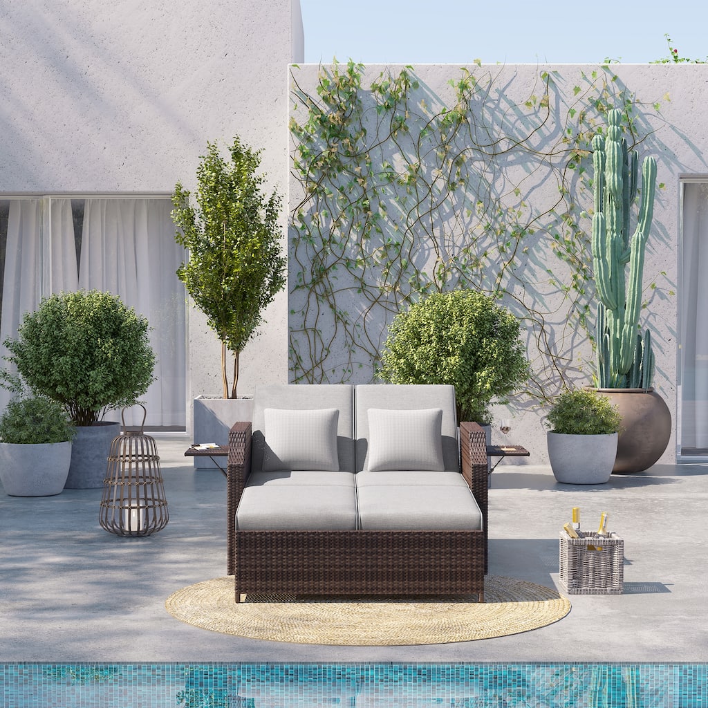 Ove Decors Sunnybrook I Daybed Dark Brown Wicker