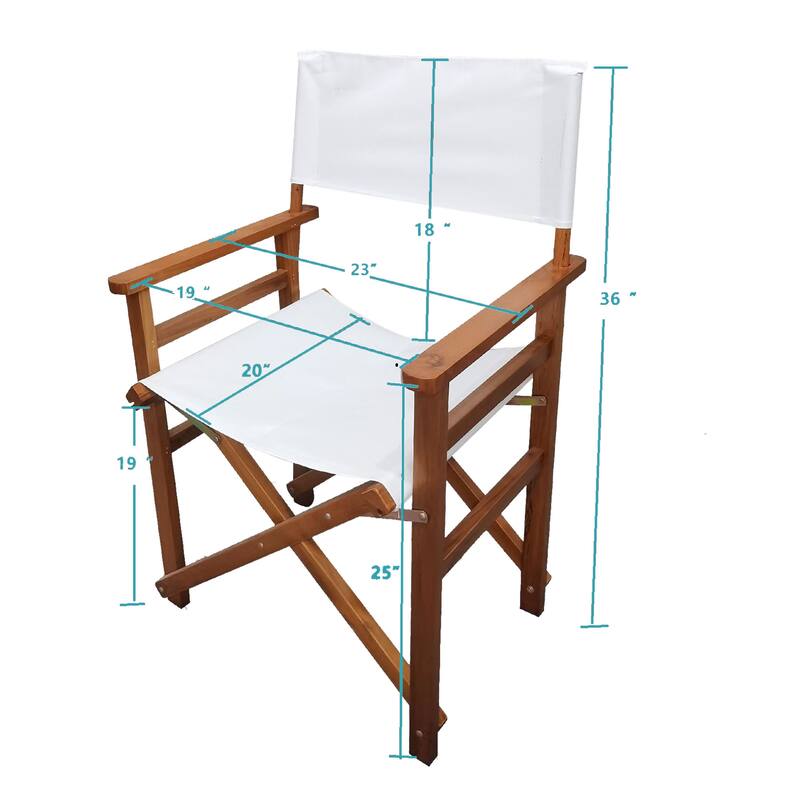 Set of 2 Outdoor Folding Chairs