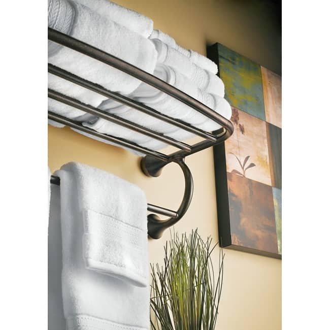 Moen 24" Aluminum Hotel Shelf from the Eva Collection