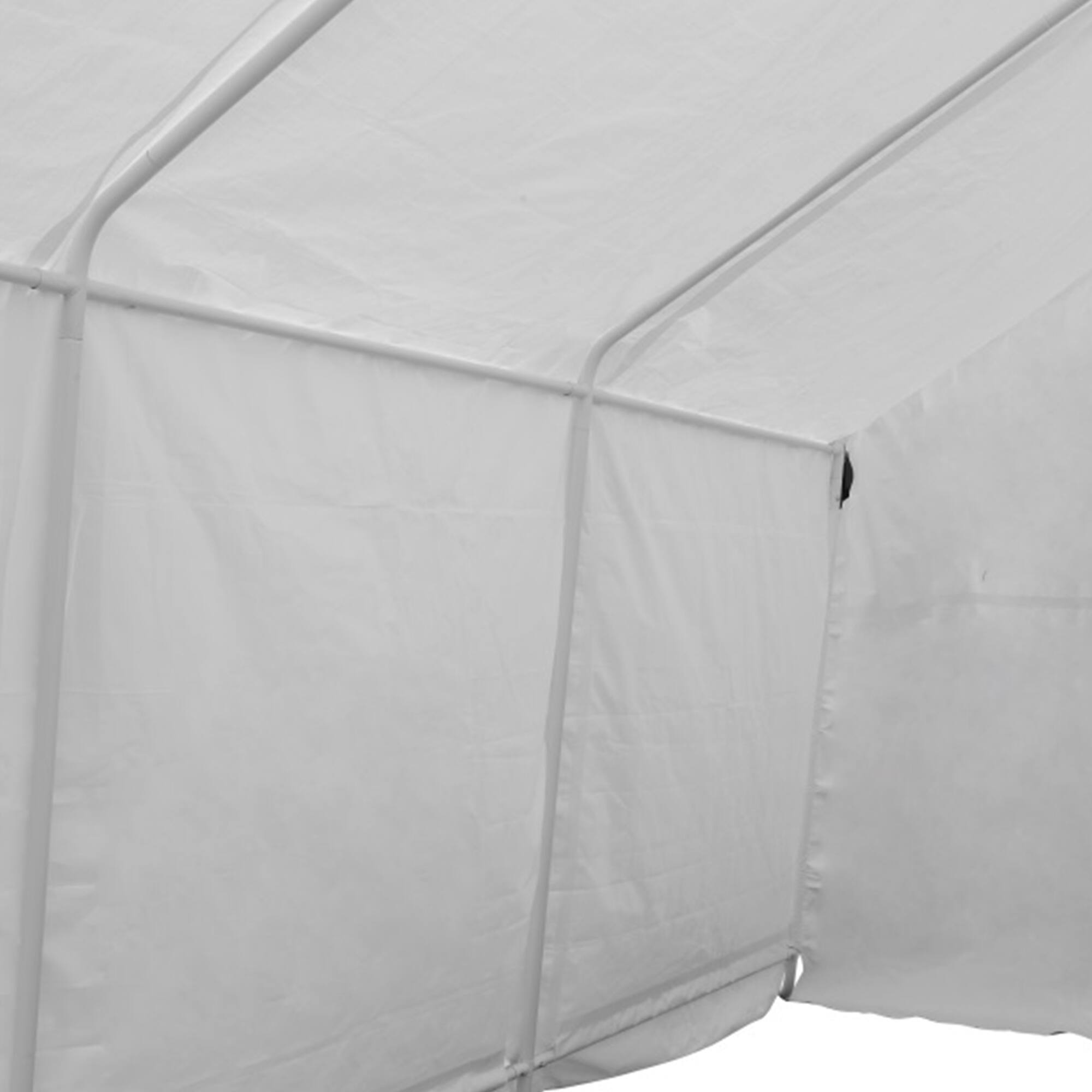 Ainfox 17x10ft/20x11ft Heavy Duty Enclosed Carport Canopy with