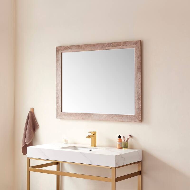 Cuenca 48" Bathroom Vanity Wall Mirror in North American Logs