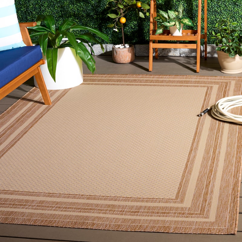 SAFAVIEH Courtyard Vickie Indoor/Outdoor Waterproof Patio Backyard Rug