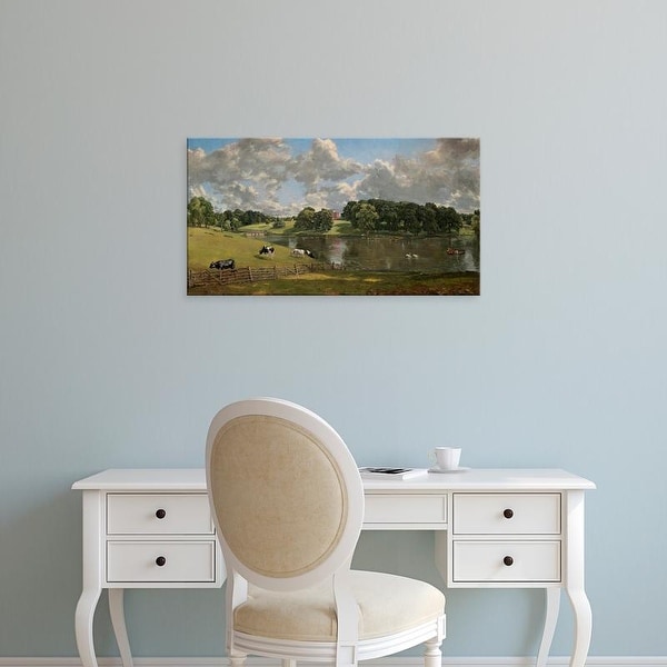 Easy Art Prints 's 'Wivenhoe Park, Essex, 18165' Premium Canvas Art