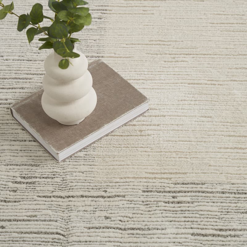 Power Loomed Abstract Modern Area Rug