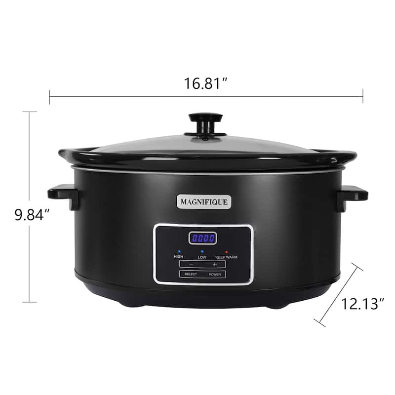 8-Quart Programmable Slow Cooker with Non-Stick Pot