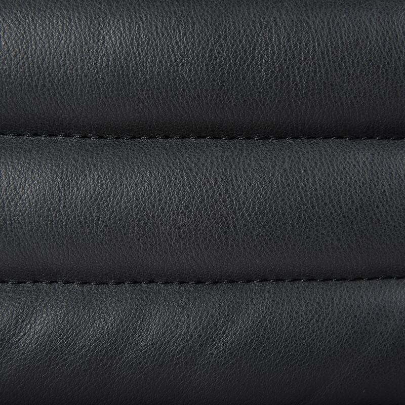 Ricciardo Cognac Genuine Leather Wrapped Sofa - 86.6L x 38.6W x 26.4H