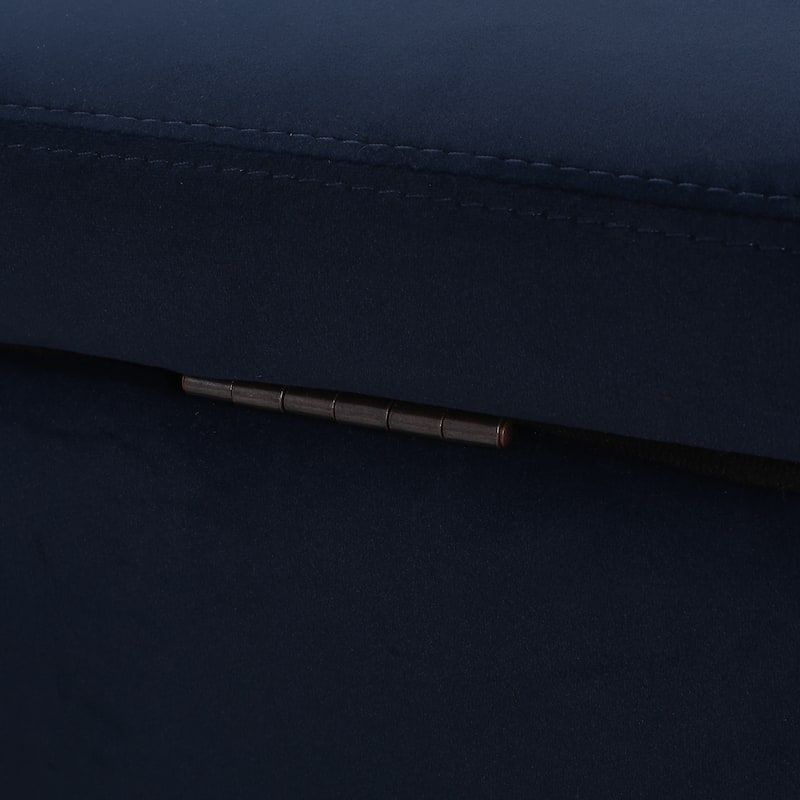 Roomfitters Modern Storage Bench, Upholstered Ottoman with Hidden Compartment and Lift-Top Lid