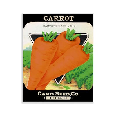 Stupell Vintage Garden Carrots Wall Plaque Art Design By Lil' Rue