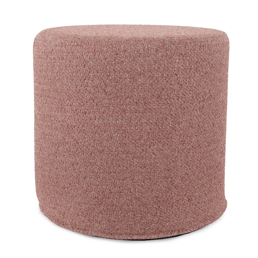 Allan Andrews No Tip Cylinder Ottoman with Cover, Panama Collection