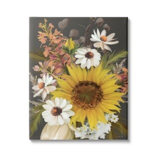 Stupell Vintage Rural Florals Canvas Wall Art Design by House Fenway ...