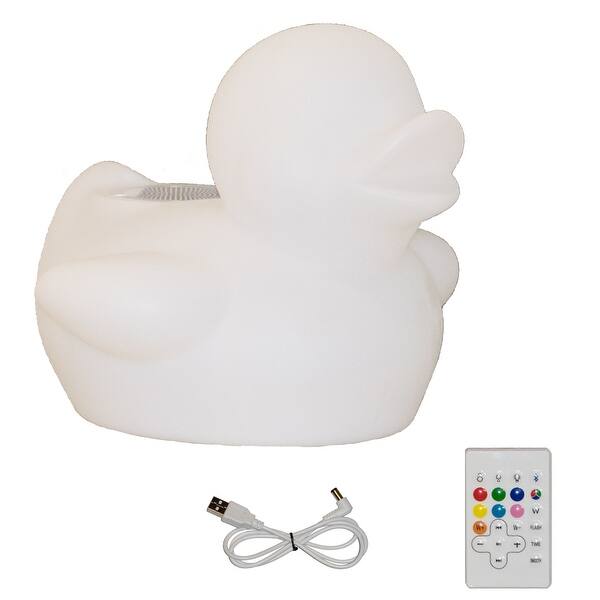Shop Acoustic Audio Rechargeable Bluetooth Floating Duck Pool Speaker Ip66 Class Overstock 28596889