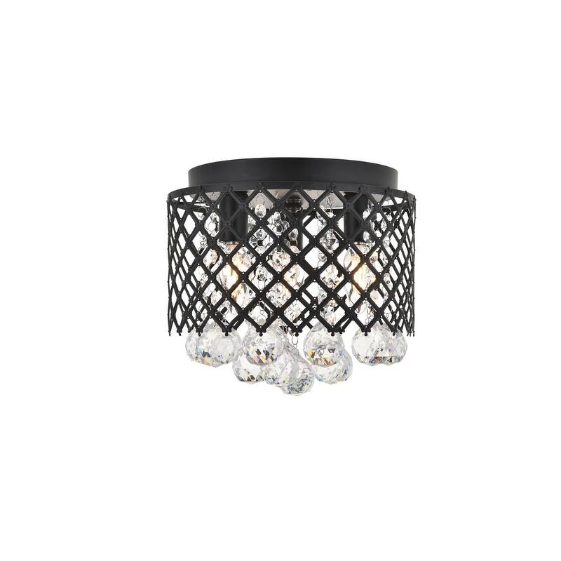 Tully 3 light Flush Mount (Chrome or Matte Black)