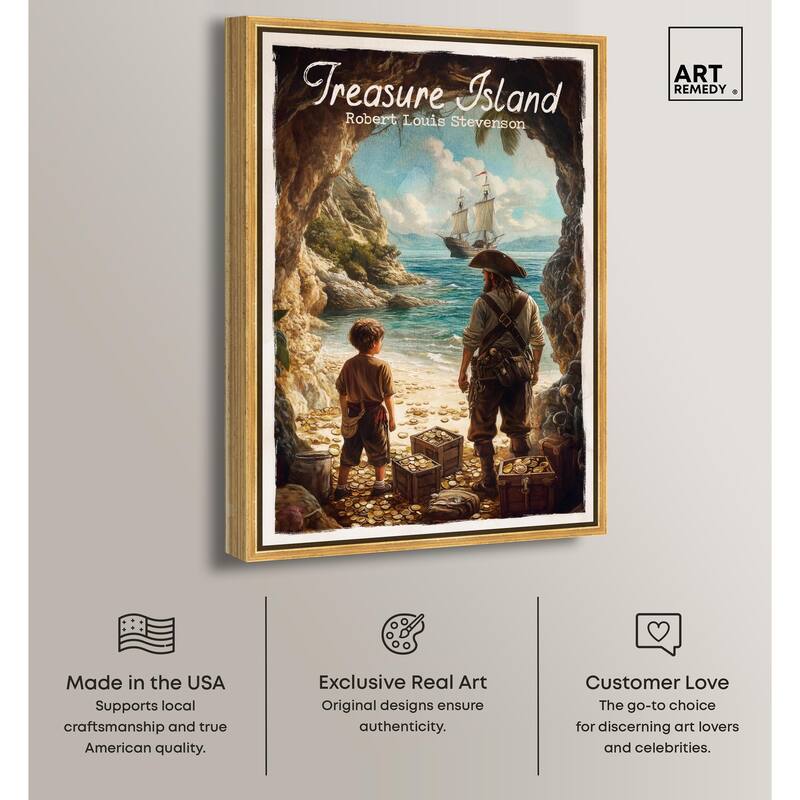 Treasure Island Classic Canvas by Art Remedy