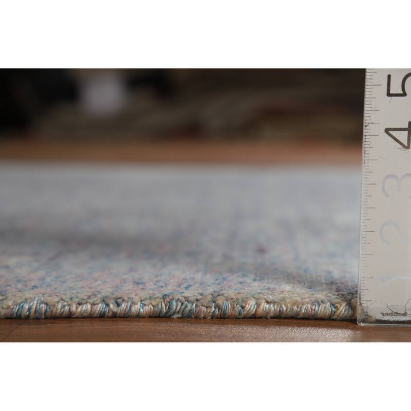 Hand Knotted Oriental 100% Wool Carpet Tribal Animal Pictorial Multi-Colored Gabbeh Area Rug - 7' 4'' X 5' 5''