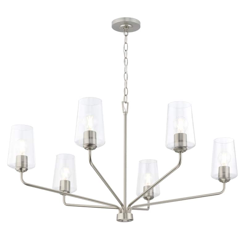 Progress Lighting P400444 Celino 6 Light 40" Wide Chandelier
