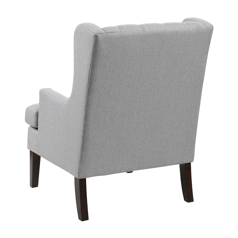 Haven 29" Textured Accent Chair - Button-tufted Chair Back