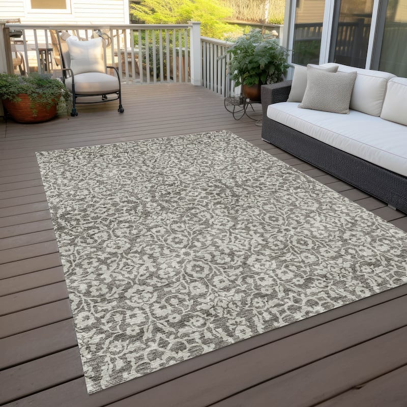 Machine Washable Indoor/ Outdoor Chantille Traditional Farmhouse Rug