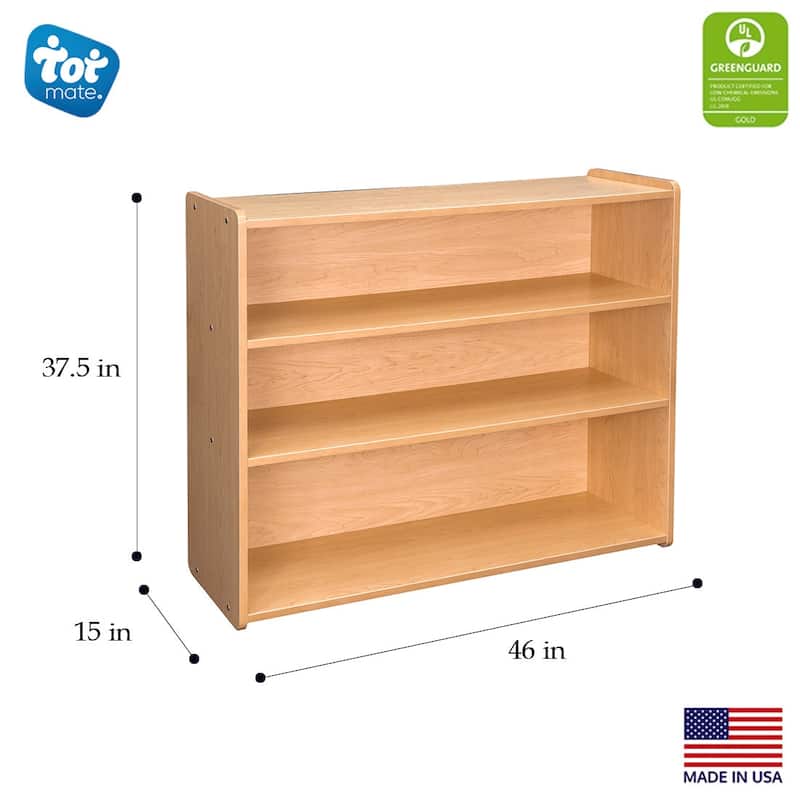 Tot Mate Laminate School Age Storage Shelf - 46" x 15" x 37.5"