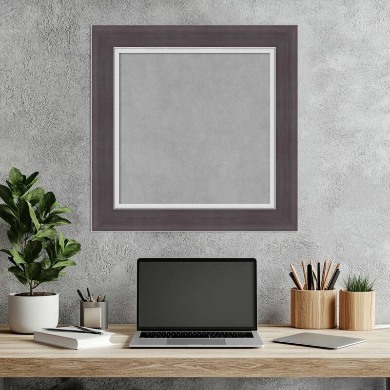 Amanti Art Ellie Brown Silver Framed