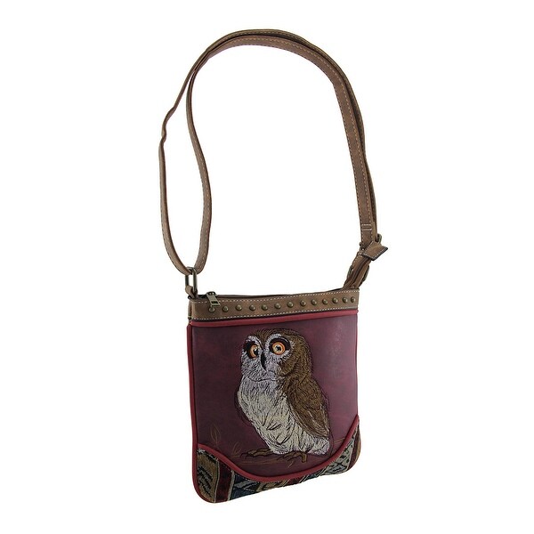 Royal Lion Khaki Messenger Bag Horses and Roses