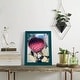 preview thumbnail 48 of 138, Pink Yellow Cactus III -Framed Print w/glass-Cherry Red