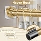 preview thumbnail 22 of 32, Tension Shower Curtain Rod, Adjustable Spring Tension Curtain Rod No Drilling, Non-Slip, Never Rust, Stainless Steel
