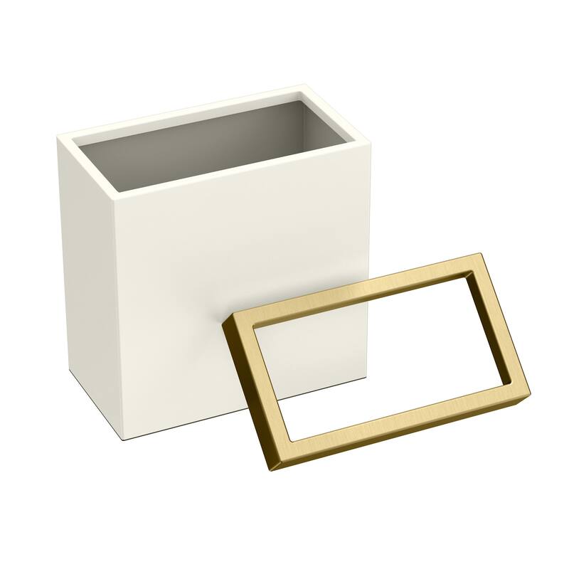 Gatco 11-1/4" Stainless Steel Rectangular Waste Basket
