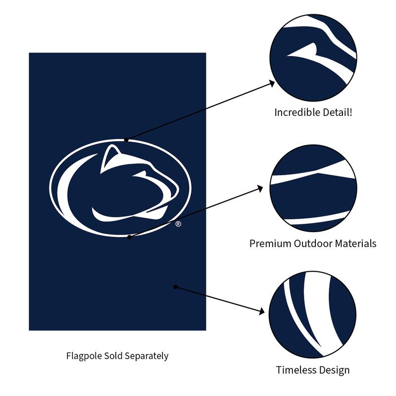 Applique Flag, House Size, Penn State