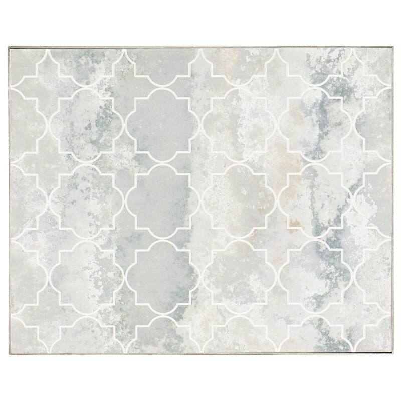 Hooker Furniture Alfresco Lapilli 27" Wide Carved Top Quatrefoil End