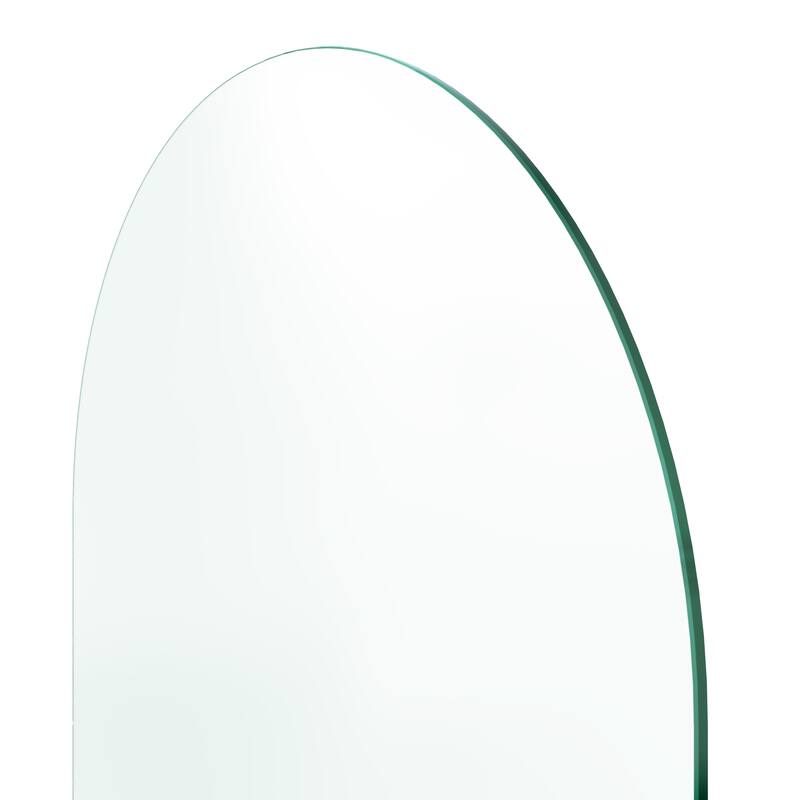 Maven 34 in. x 66.75 in. Single Fixed Frameless Arched Bathtub Panel