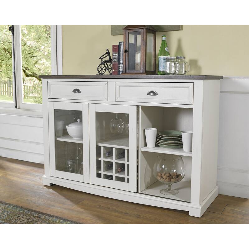 Cayla - Server - Dark Oak & White