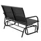 preview thumbnail 7 of 18, Outdoor Love-Seat Rocking Bench, Patio Glider, Textilene Fabric