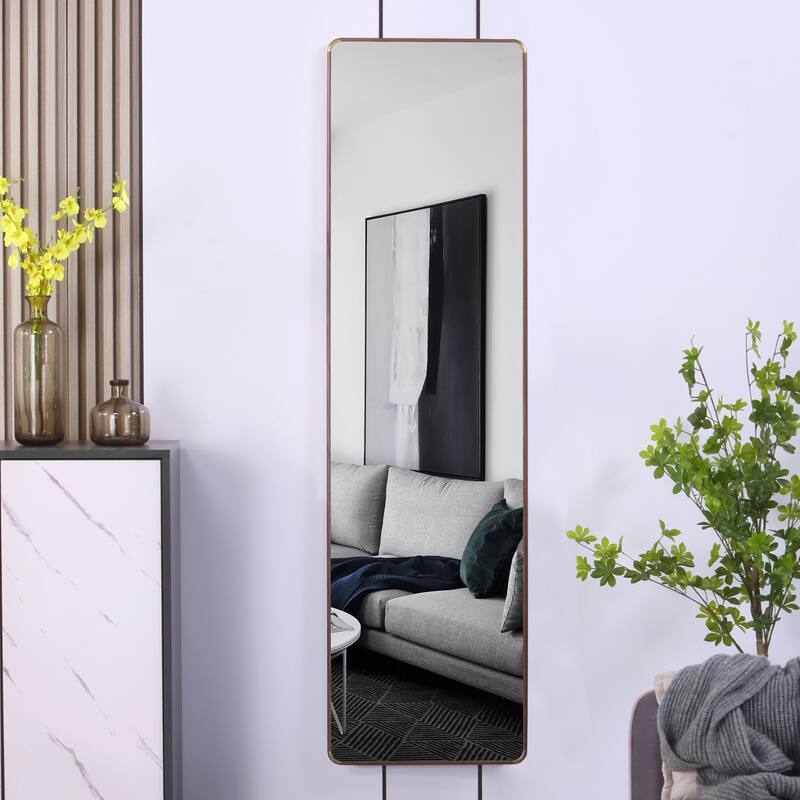 floor standing full-length rearview mirror. framed wall mirror, makeup mirror, bedroom foyer, clothing store, wall mounted