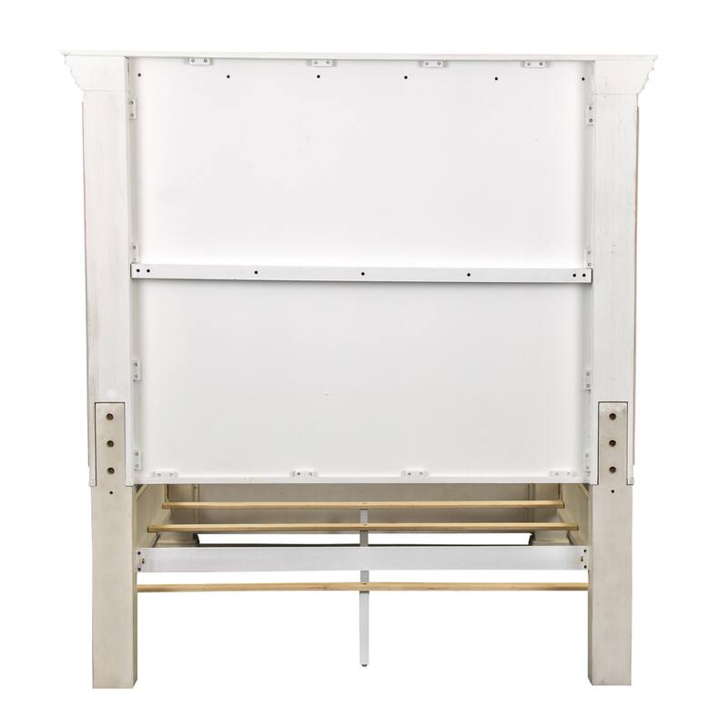 Big Valley Whitestone Distressed Queen Panel Bed