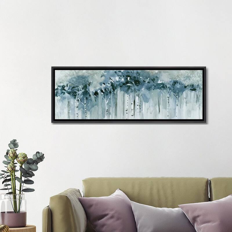 iCanvas "Blue Birch Morning" by Susan Jill Framed