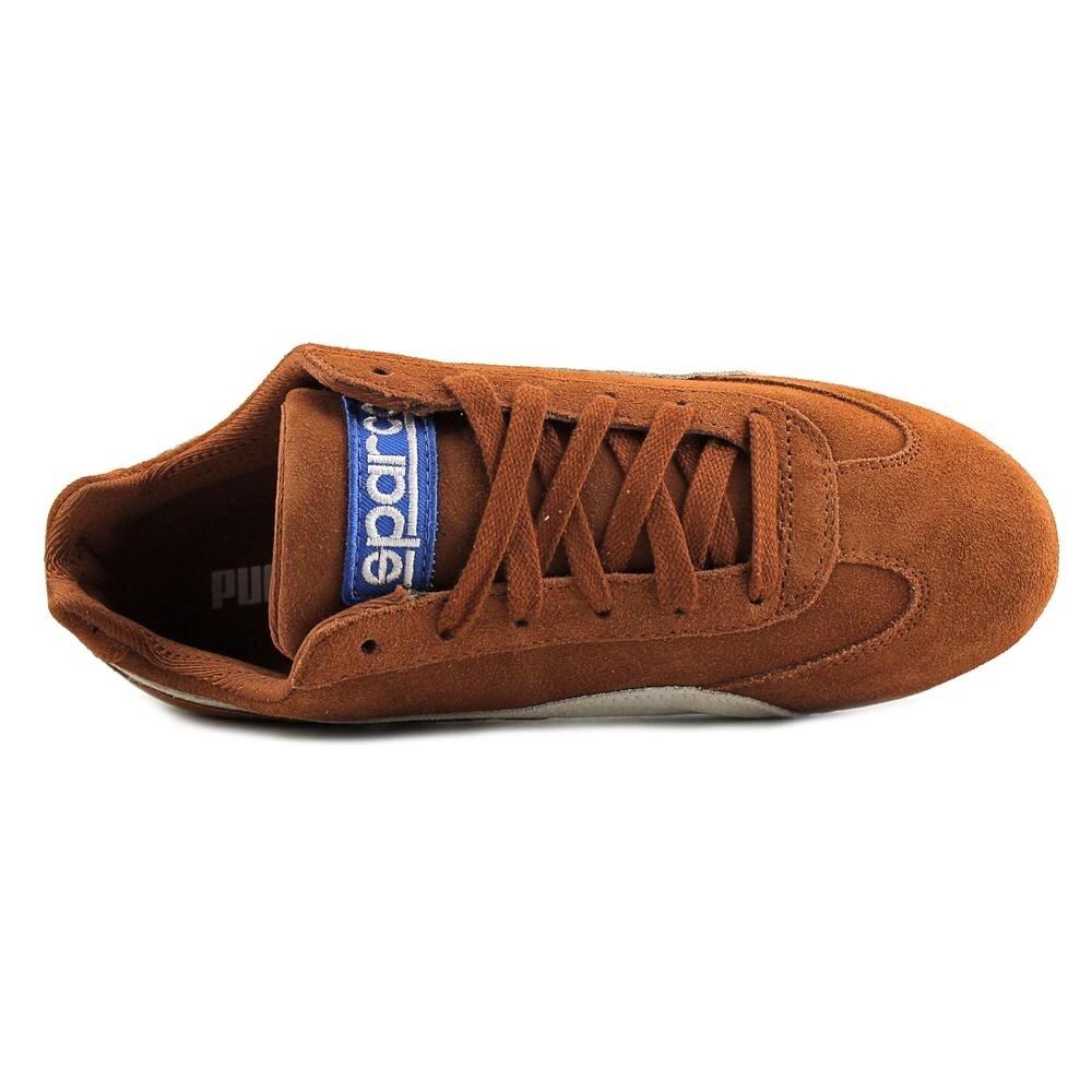 Shop Puma Speed Cat Men Round Toe Suede Brown Sneakers Overstock