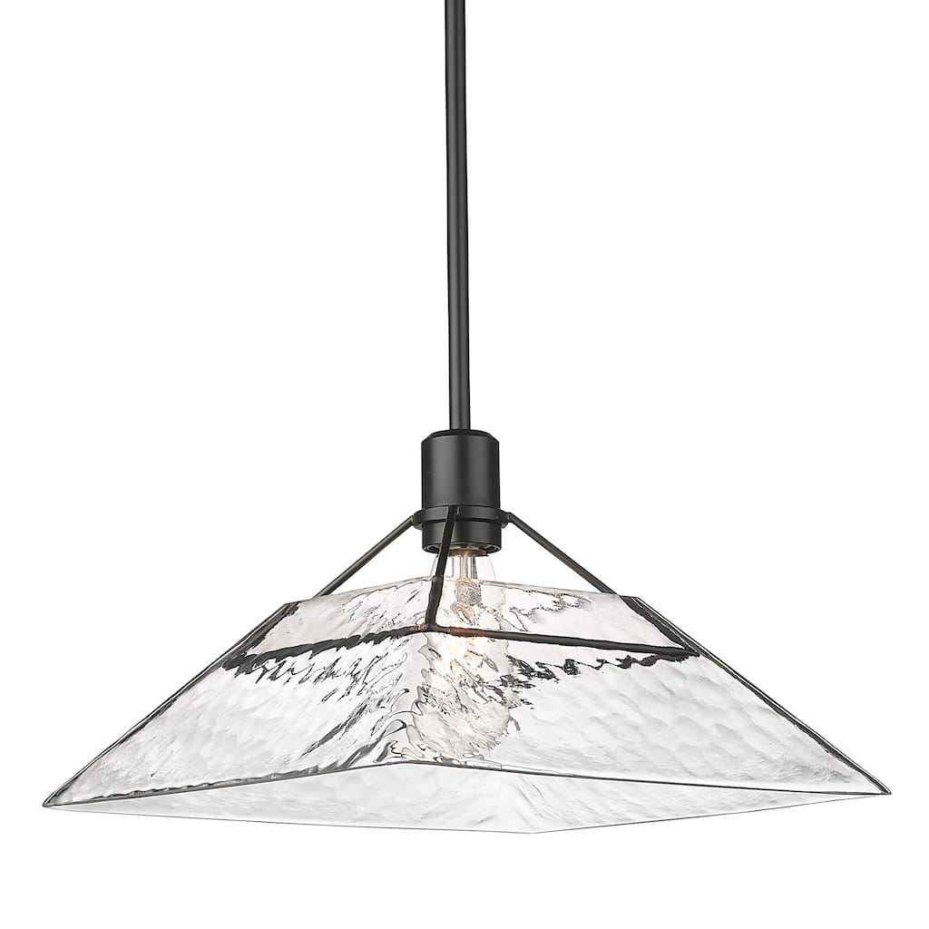 Golden Lighting Kepler 1-light Pendant in Matte Black - Matte Black