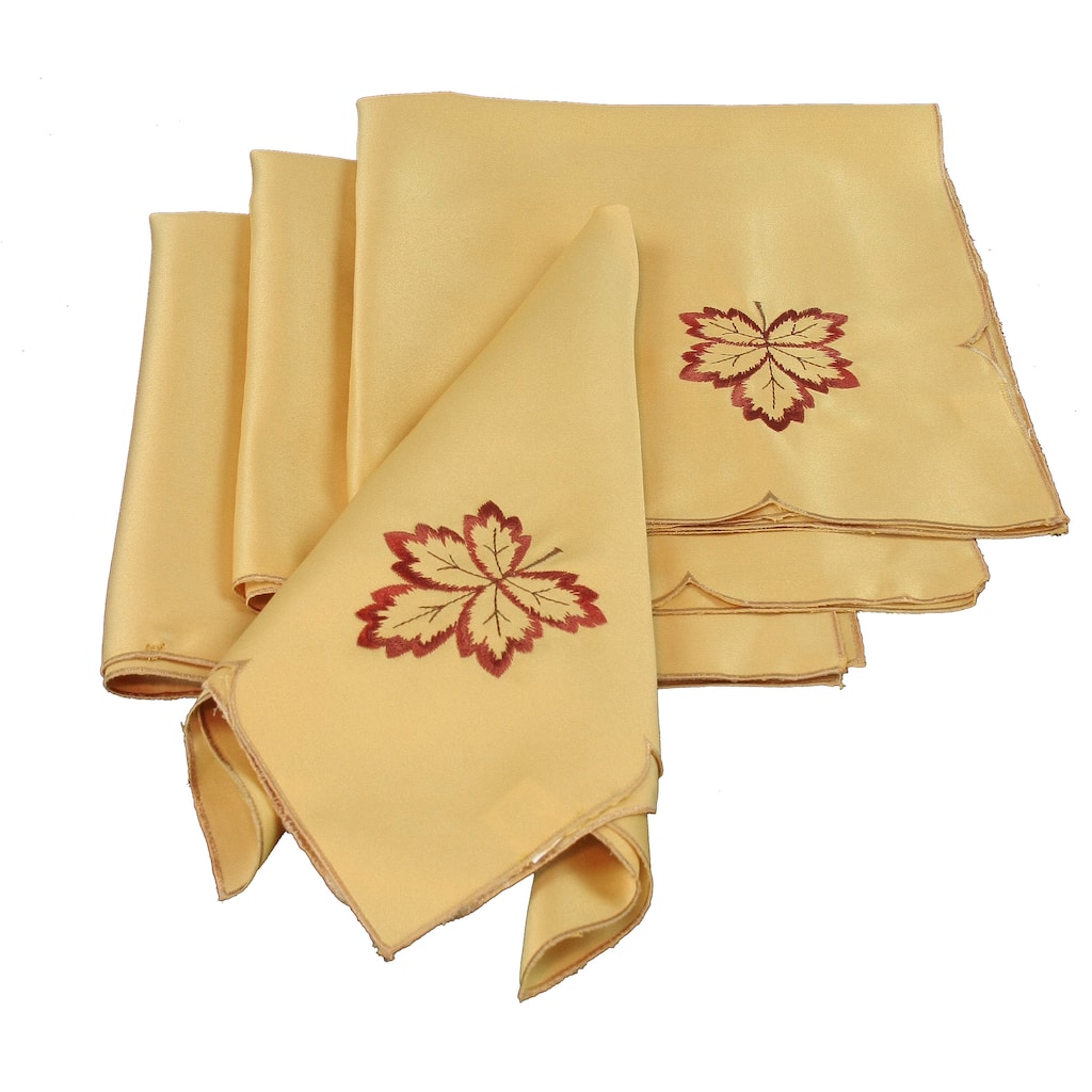 Bountiful Leaf-21x21-Napkins-Set of 4