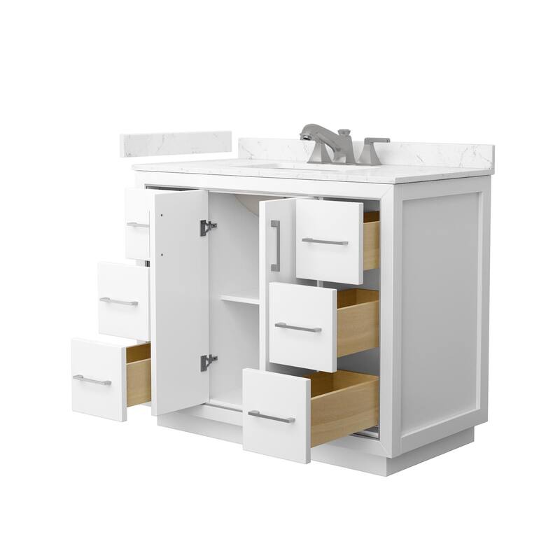 Wyndham Collection WCF1111-42S-VCA-US3MXX Icon 42" Free Standing