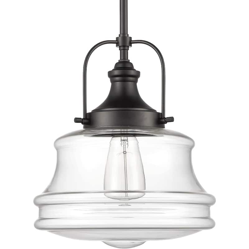 Morandi Industrial Pendant Light Schoolhouse Hanging Light 1-Light