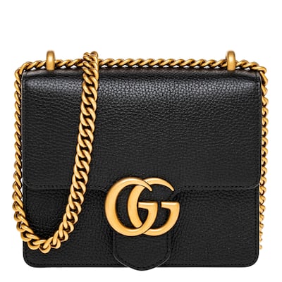 Gucci Small GG Marmont Crossbody Chain Bag