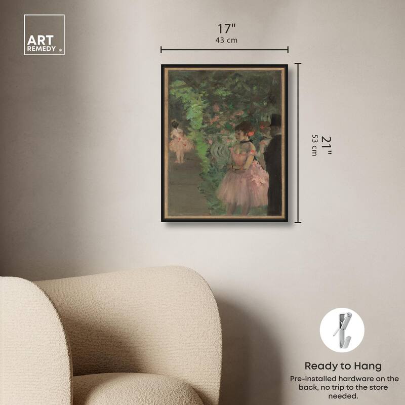 Dancers Backstage Canvas by Art Remedy