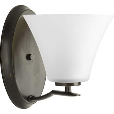 Bravo Collection One-Light Bath & Vanity - 9" x 7.25" x 8.75"