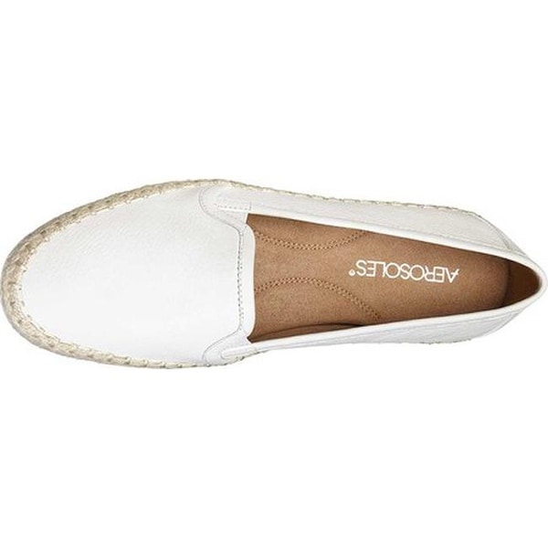 Drive Espadrille White Leather 