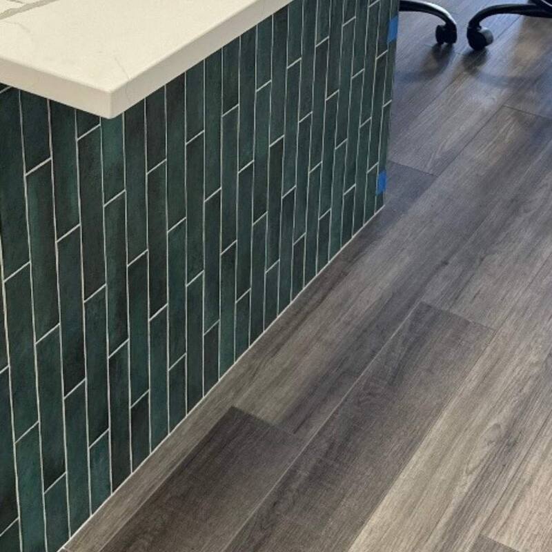 The Tile Life Ibiza 2x10 Green Ceramic Wall Tile
