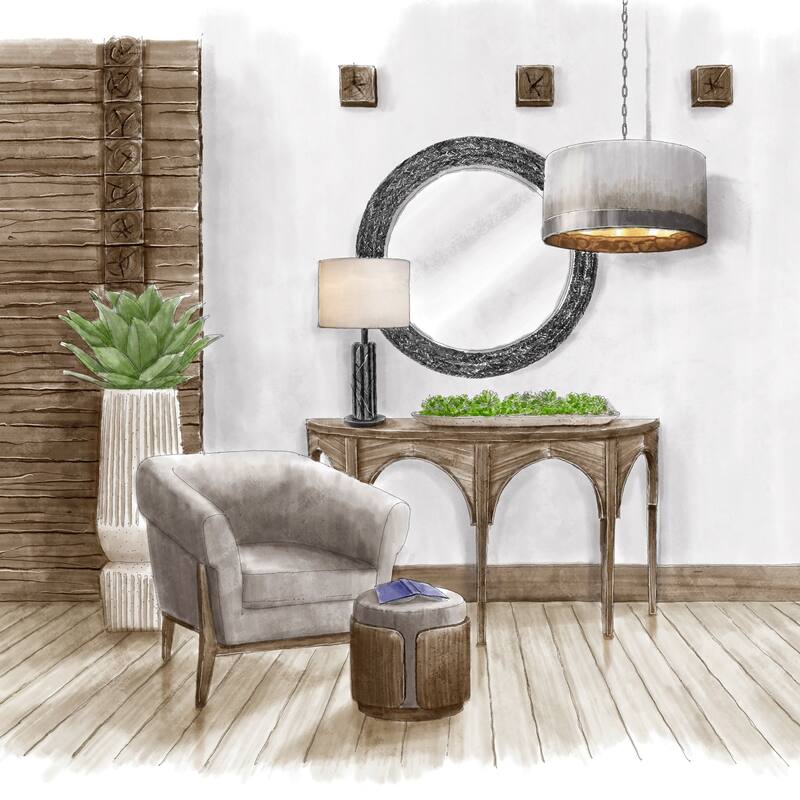 Varaluz Athena Round Wall Mirror