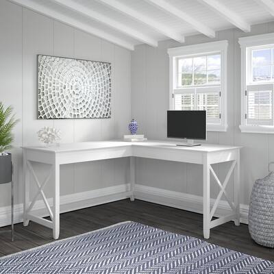 Key West 60W L Shaped Desk by Bush Furniture